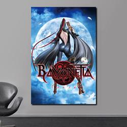 Bayonetta – affiche en toile HD, décor de chambre à coucher, paysage sportif, bureau, cadeau small picture n° 4