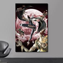 Bayonetta – affiche en toile HD, décor de chambre à coucher, paysage sportif, bureau, cadeau small picture n° 3