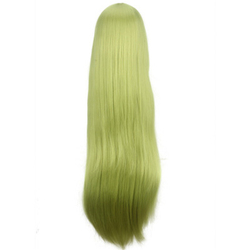 Destiny Grand Order – perruque de Cosplay verte lisse, 100cm de Long, pour Costume de fête small picture n° 5