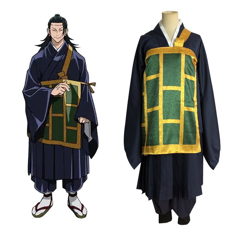 Costumes de Cosplay de l'anime Jujutsu Kaisen, costumes Geto Suguru, uniformes scolaires, kimono, Costumes noirs et bleus pour femmes et hommes n° 1