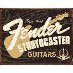 Fender Stratoc84Guitars Metal Wall Sign, Retro Poster, Bar, BCUR, Club, Club, House Decoration, 20x30 cm, 18 small picture n° 2