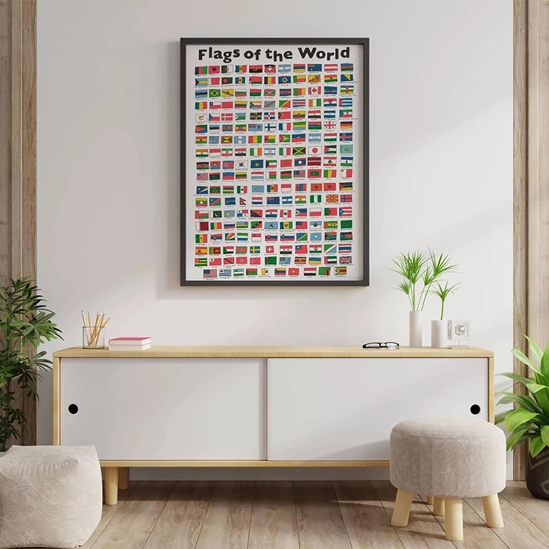 World Feel-Affiche imprimée d'art pour enfants, peinture sur toile pour la maternelle, photo d'art mural, salon, décoration d'intérieur n° 4