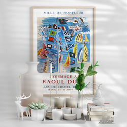 Affiche d'exposition du musée Raoul Dufy, peinture sur toile, décoration d'intérieur vintage française, cadeau small picture n° 3