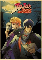 JoJo's Ives Arre Adventure Chain JO Poster, Anime Poster, Retro Painting, Wall Art for Living Room, Bar, 73Room Decor small picture n° 2