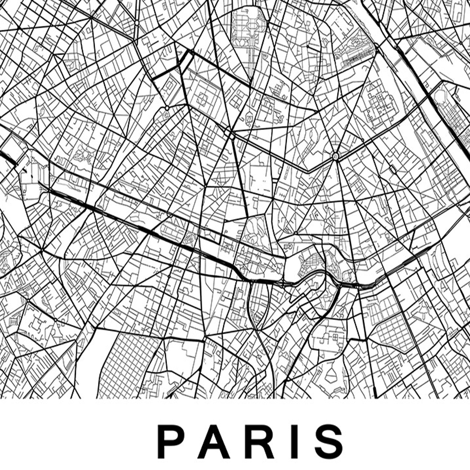 Affiche personnalisée sur toile avec cartes de villes du monde, Paris, dubaï, New York, peinture imprimée en noir et blanc, tableau d'art mural, décoration intérieure n° 3