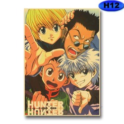 Affiche Vintage de Hunter X Hunter, en papier Kraft, décoration murale pour la maison, salon, Bar, café small picture n° 4