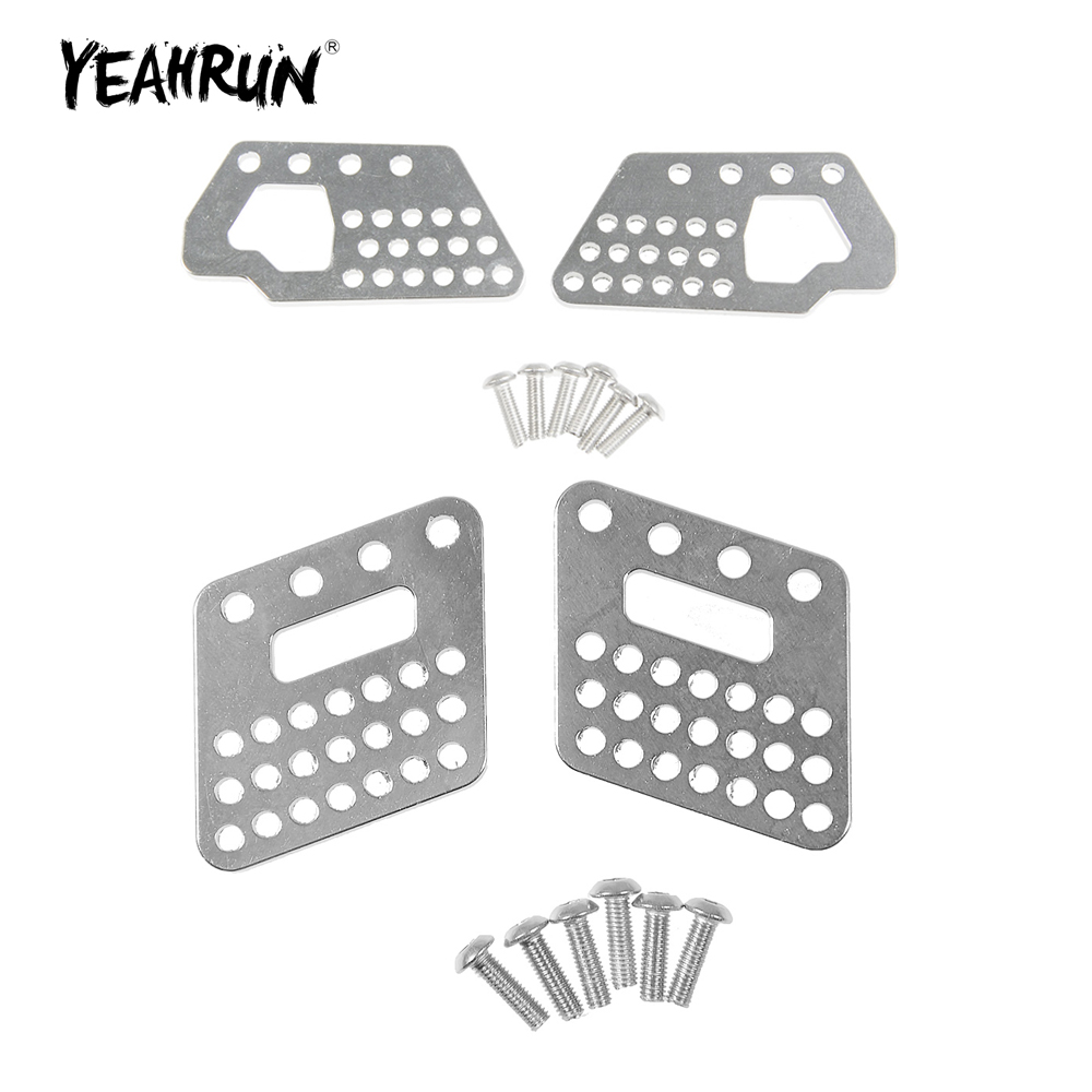 YEAHRUN-Supports d'amortisseurs avant et arrière en alliage d'aluminium, pièces de mise à niveau de voiture Axial Wraith 90018 1/10 RC Inoler, 2 pièces n° 2