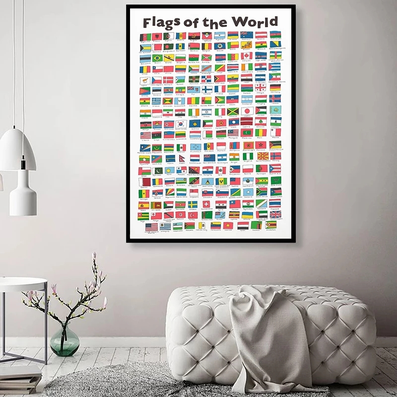 World Feel-Affiche imprimée d'art pour enfants, peinture sur toile pour la maternelle, photo d'art mural, salon, décoration d'intérieur n° 3