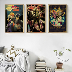 JoJo's Ives Arre Adventure Chain JO Poster, Anime Poster, Retro Painting, Wall Art for Living Room, Bar, 73Room Decor small picture n° 4