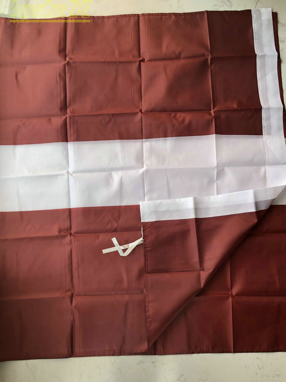 ZXZ – bannière drapeau de la lettonie 90x150cm, en Polyester, pour l'intérieur et l'extérieur, livraison gratuite n° 3