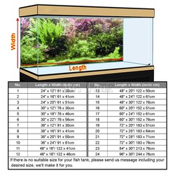 Affiche de fond d'aquarium de taille personnalisée, plantes aquatiques auto-adhésives, PVC, accessoires de décoration précieux de poisson, papier peint de paysage small picture n° 3