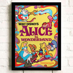 Peinture sur toile Disney Alice au pays des merveilles, art mural, affiches et impressions nordiques, décoration de la maison, décoration de salon small picture n° 4