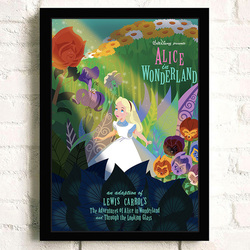 Peinture sur toile Disney Alice au pays des merveilles, art mural, affiches et impressions nordiques, décoration de la maison, décoration de salon small picture n° 2