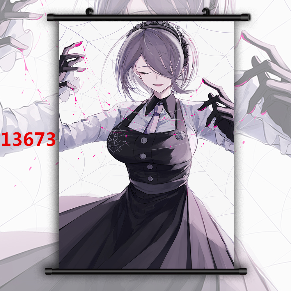 Danganronpa – affiches de dessin animé Fujisaki Chihiro Mioda Ibuki, peinture sur toile, décor mural, image d'art mural pour la décoration de la maison n° 2