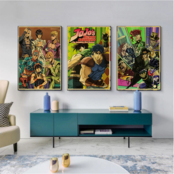 JoJo's Ives Arre Adventure Chain JO Poster, Anime Poster, Retro Painting, Wall Art for Living Room, Bar, 73Room Decor small picture n° 3