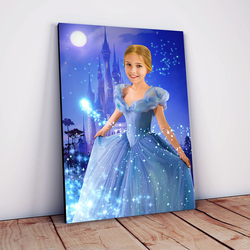 Peinture sur Toile Personnalisée de Princesse Disney Blanche-Neige, Affiche Personnalisée Elsa, Cadeau d'Anniversaire pour Chambre de Fille, Décoration de Maison small picture n° 2