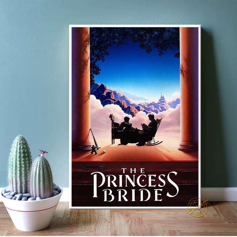 Affiche de film de la mariée princesse, toile, image murale artistique pour salon, chambre à coucher, décoration de maison, cadeau n° 2