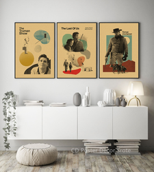 Affiche de film classique The Truman Show, Breaking Bad, Inglourious Basterds Prhonneur, Vintage Room, Home Bar, Art Wall Painting, 73 Decor small picture n° 3