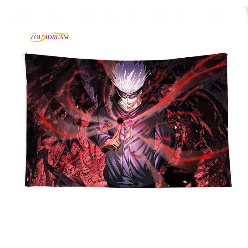 Jujutsu Kaisen – affiche murale suspendue avec serviette, décoration de chambre à coucher n° 6