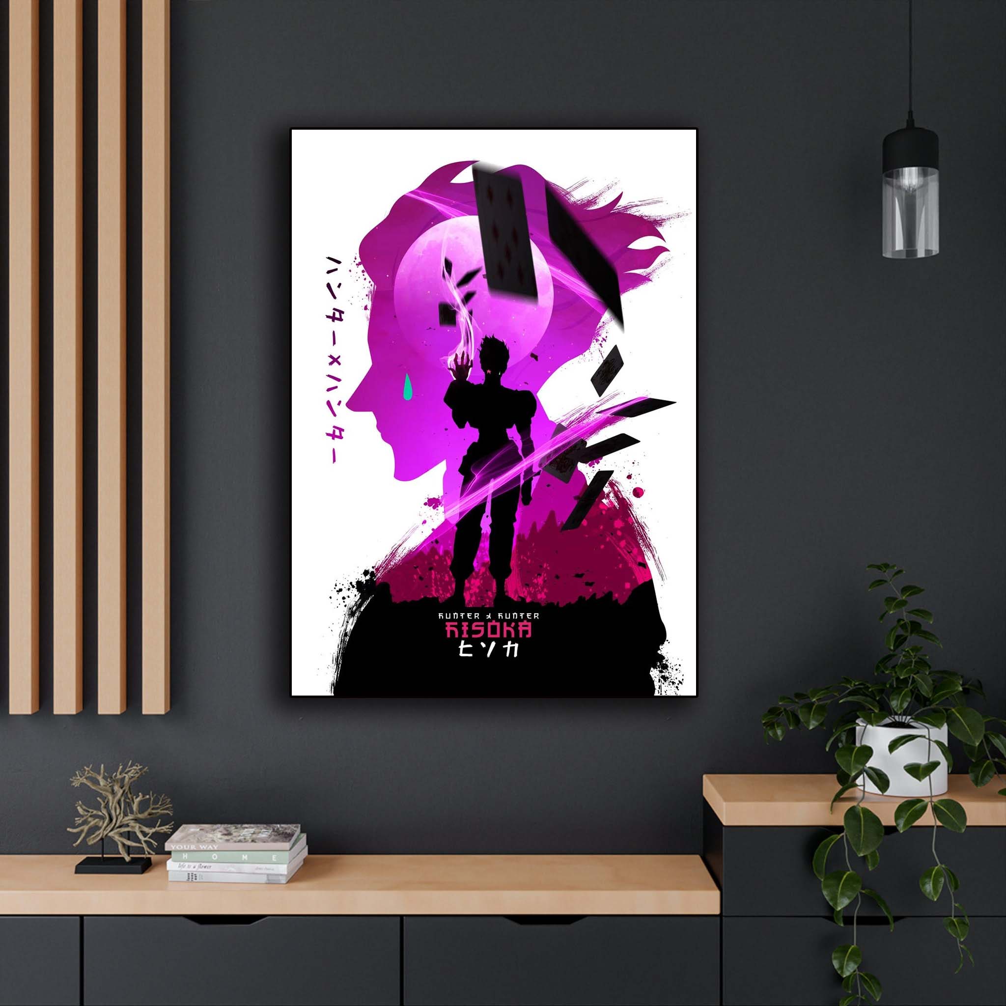 Affiche d'anime Hunter X Hunter, Killua Zoldyck Kurapika Gon Freecsynchronization Hisoka Manga Wall Art, impression sur toile, peinture Kawaii, décor de chambre n° 5