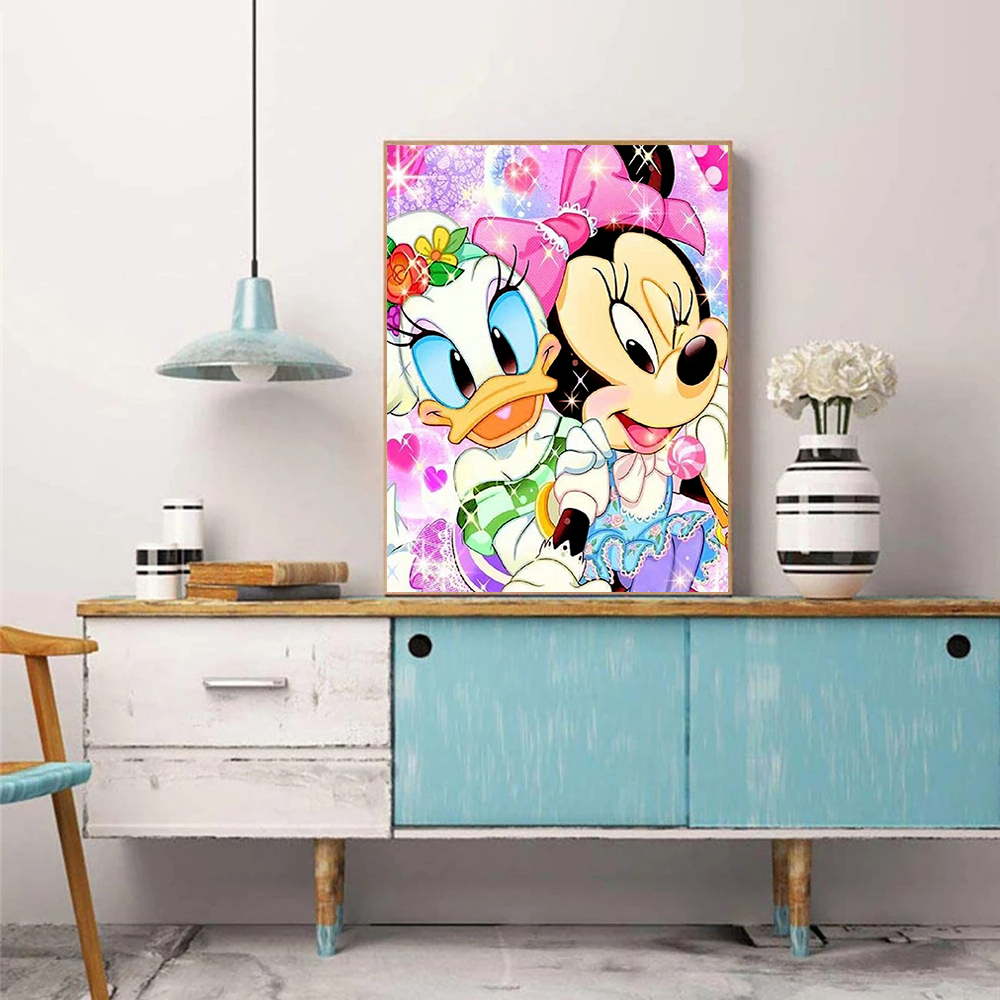 Peinture Diamant de Dessin Animé Disney, Broderie Mosaïque, Bricolage, Cadeau de Décoration de Chambre d'Enfant, Winnie l'Ourson, Point de dériv n° 2