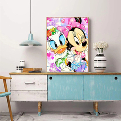 Peinture Diamant de Dessin Animé Disney, Broderie Mosaïque, Bricolage, Cadeau de Décoration de Chambre d'Enfant, Winnie l'Ourson, Point de dériv small picture n° 2