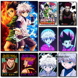 Affiche classique de l'anime japonais Hunter X Hunter, impression sur toile, peinture murale d'art, décoration de la maison et de la chambre small picture n° 1