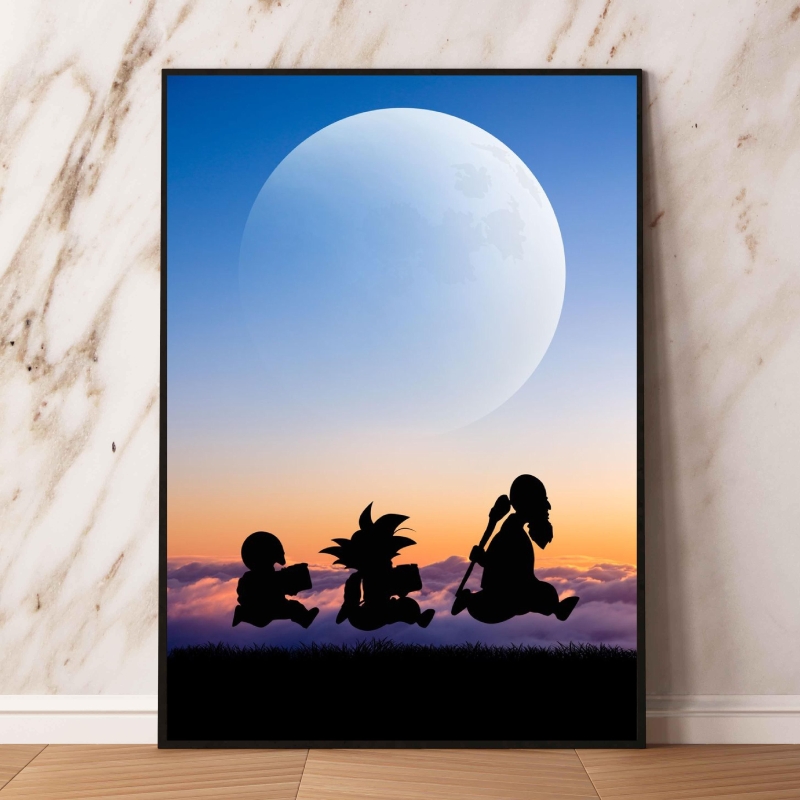 Affiches en toile Dragon Ball Goku, impressions modulaires, image moderne, décoration murale pour la maison, salon, figurines d'action pour enfants, cadeaux de décoration n° 2