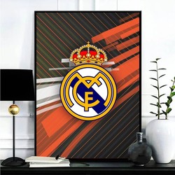 R-Real Cool Madrid Affiche Galerie Imprime, Auto-Adhésif, Décoration De La Maison, Stickers Muraux, Salon, Autocollant small picture n° 6