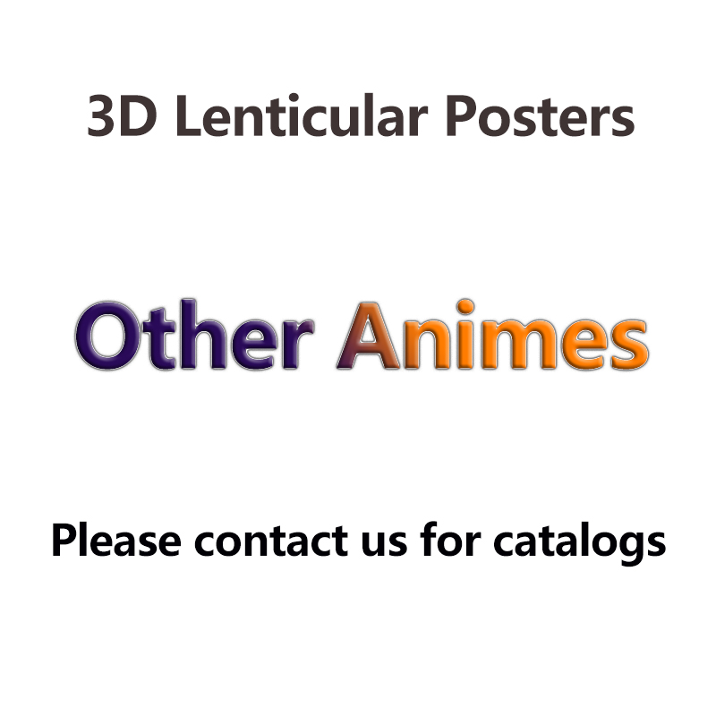 Affiches lenticulaires 3D Anime, Art mural, Film de mouvement, Flip Proxy, Gérer pour la décoration de la chambre, Sans cadre, Vente en gros, Dropshipping n° 5