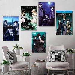 Affiche décorative psycho pass 2 manga, peinture sur toile, art mural, affiches de salon, peinture de chambre à coucher, 24x36 small picture n° 1