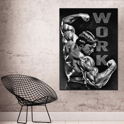 NOUS-Affiche de phrase inspirante dure, peinture sur toile d'art moderne, décoration murale pour chambre à coucher, salle de sport, salon small picture n° 4