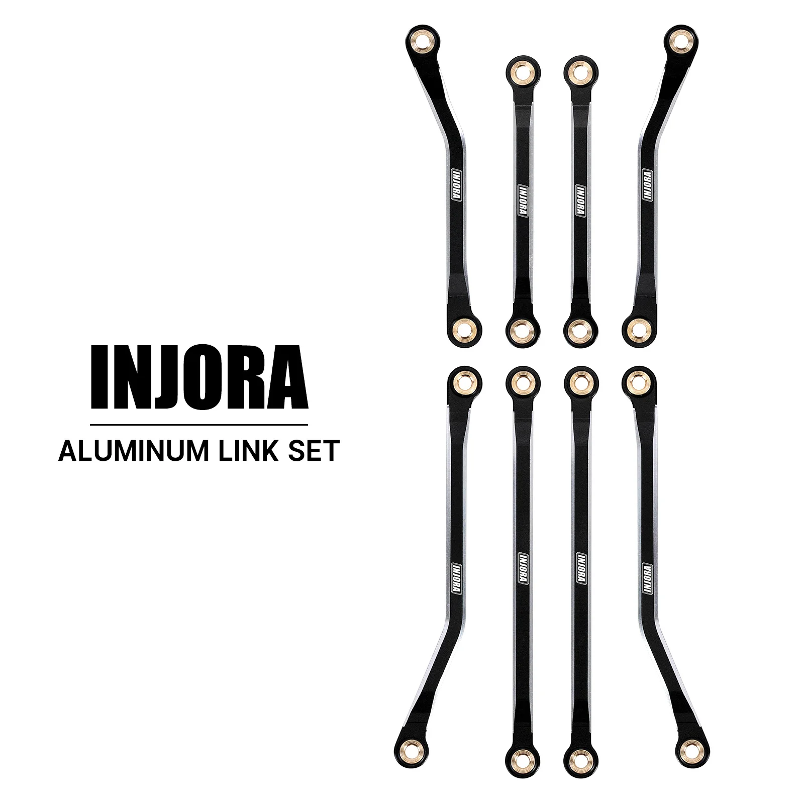 INJORA-Ensemble de liens de dégagement élevé, pièces de mise à niveau, 1/18 RC Inoler TRX4M, 4M-37, délit CNC n° 2