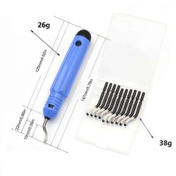 Outil d'ébavurage avec 10 extra sphpopularité nous-mêmes, résine métallique PVC et bords College en 3D, idéal pour les tuyaux en PVC, outils d'art en résine small picture n° 6