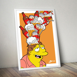 Peinture sur toile cancers classique Simpsoning, Pop Art mural, affiche de dessin animé, impression pour salon, chambre d'enfant, décoration d'intérieur, cadeaux small picture n° 2