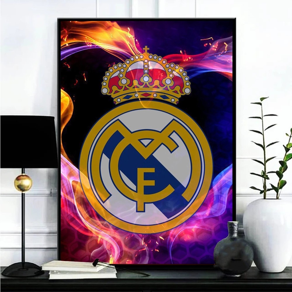 R-Real Cool Madrid Affiche Galerie Imprime, Auto-Adhésif, Décoration De La Maison, Stickers Muraux, Salon, Autocollant n° 5