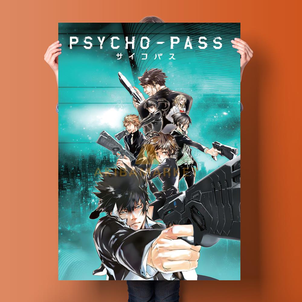 Affiche de peinture décorative sur toile psycho pass 3, art mural, affiches de salon, peinture de chambre à coucher n° 4