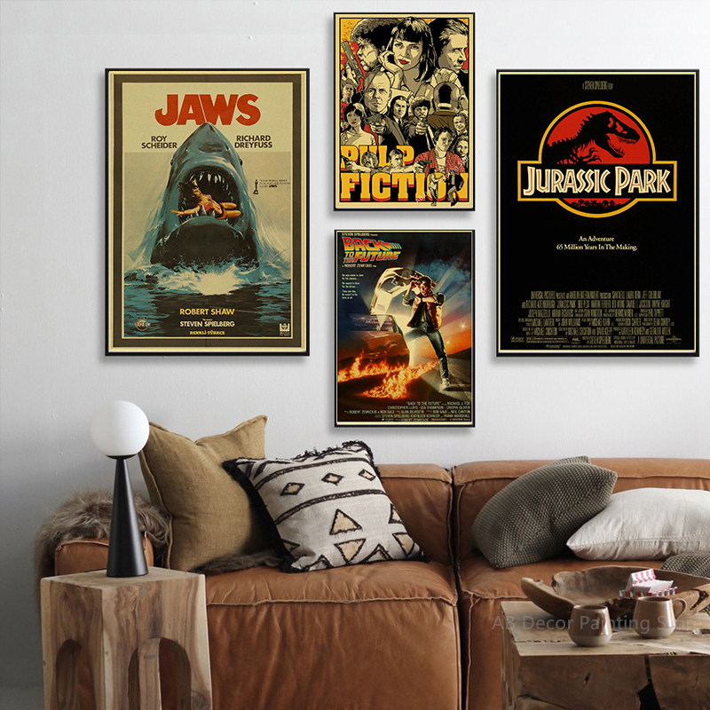 Affiches de Collection de Films Classiques, Imprimés Rétro en Papier Kraft, Vintage, pour la Maison, la Chambre, 73 Bars, Décoration Murale n° 3