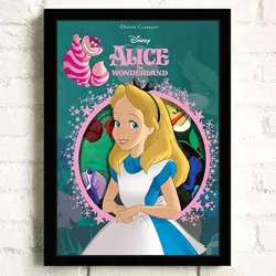 Peinture sur toile Disney Alice au pays des merveilles, art mural, affiches et impressions nordiques, décoration de la maison, décoration de salon small picture n° 4