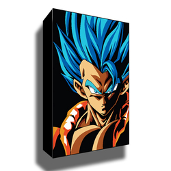 Art mural d'anime périphérique Dragon Ball, affiche de peinture sur toile, impression de Goku, figurine de dessin animé Vegeta, décor de chambre, cadeau de fond small picture n° 5