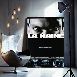 La Haine – affiche Vintage de films, Film d'art mural du drame du Crime français, peinture sur toile, décoration de La maison, 1995 small picture n° 4