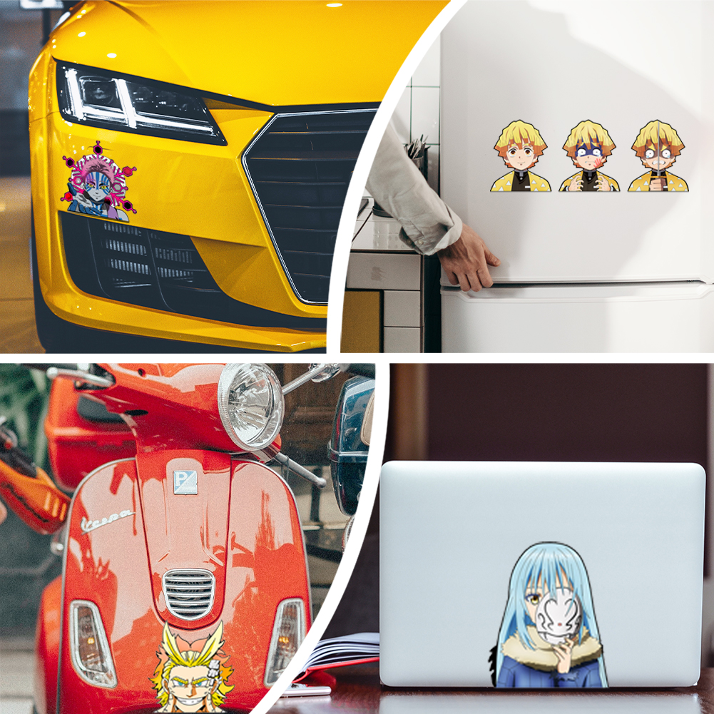 Autocollants One Piece Boa/ Nami/C.3D Anime pour enfants, autocollants de mouvement, autocollants de voiture Peeker, autocollants de manga en mouvement, décoration de cahier, cadeau étanche n° 5