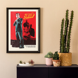 Affiche de Film Vintage, Esthétique TV, Trainmodeltting, Better Call Saul, Peinture sur Toile, Décoration de Maison Rétro, Art Mural, Décor de Chambre small picture n° 4