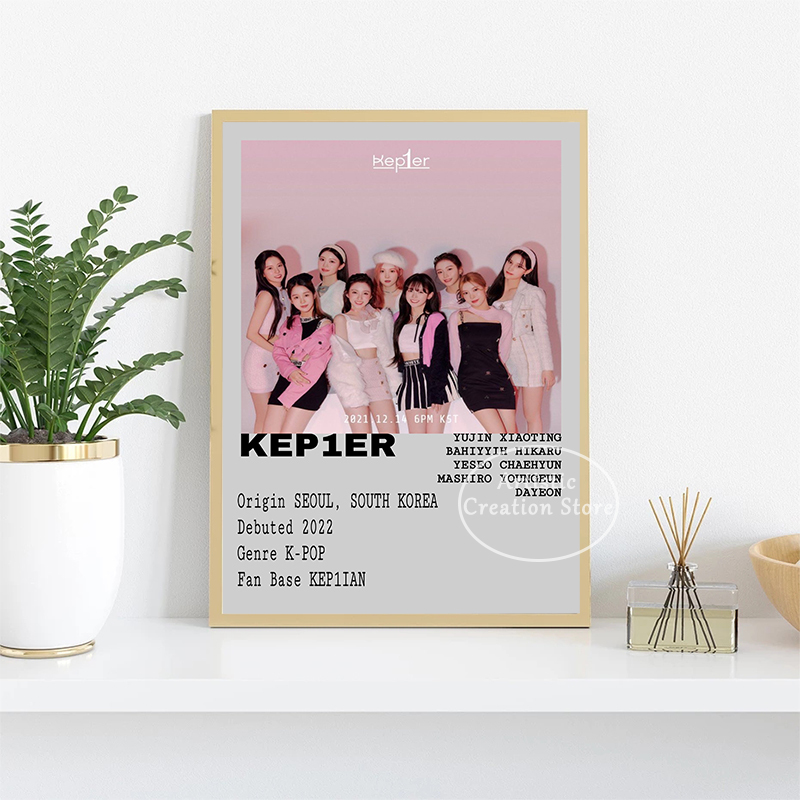 Affiches minimalistes de groupe de chanteurs pop coréens célèbres, impressions de peinture sur toile, photo murale, chambre à coucher, club, décoration d'intérieur moderne, Kpop n° 3