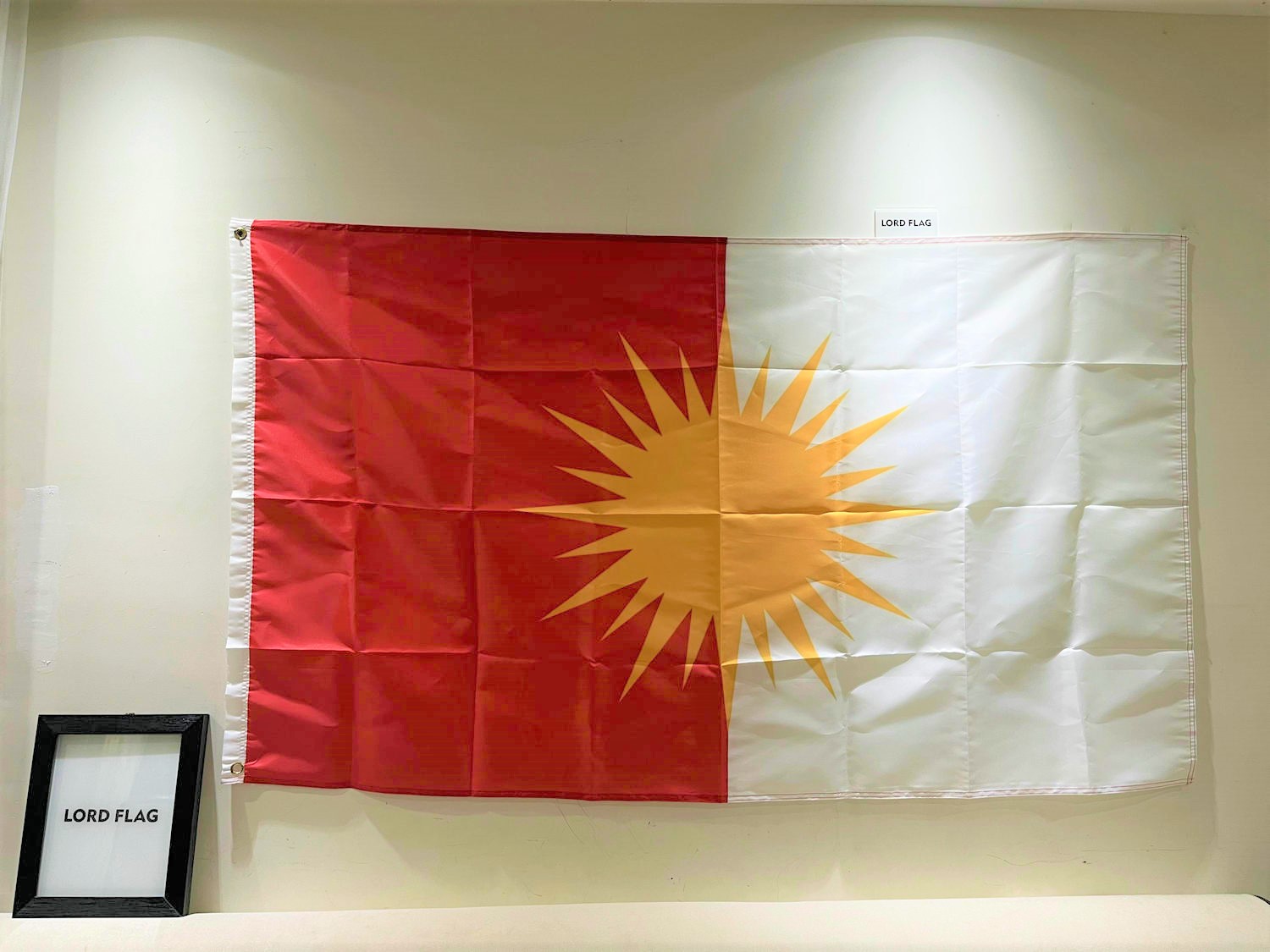 Drapeau Yezidi personnalisé pour la décoration de la maison, dimension de 90x150cm n° 2