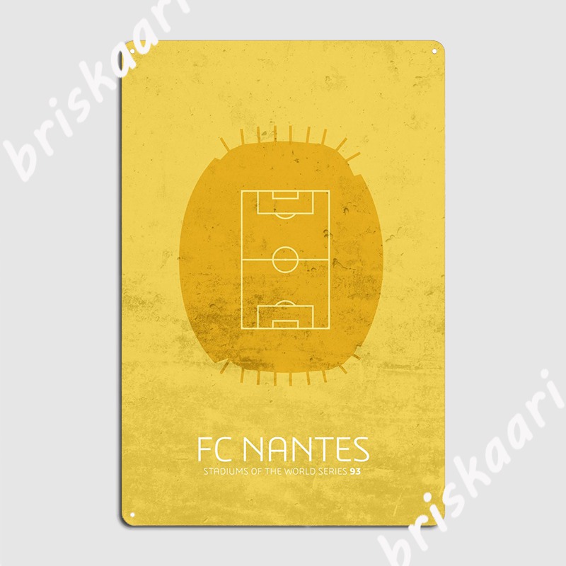 Fc Nantes Stadium Football Metal Sign, Affiche Personnalisée, Décoration de Cuisine, Garage, Pub, 18 n° 1