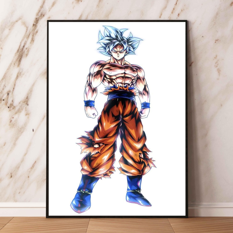 Impression sur toile de sept personnages de Dragon Ball, peinture de chambre à la maison, autocollants muraux de bandes dessinées, jouets d'affiche classiques, cadeaux d'anniversaire n° 2