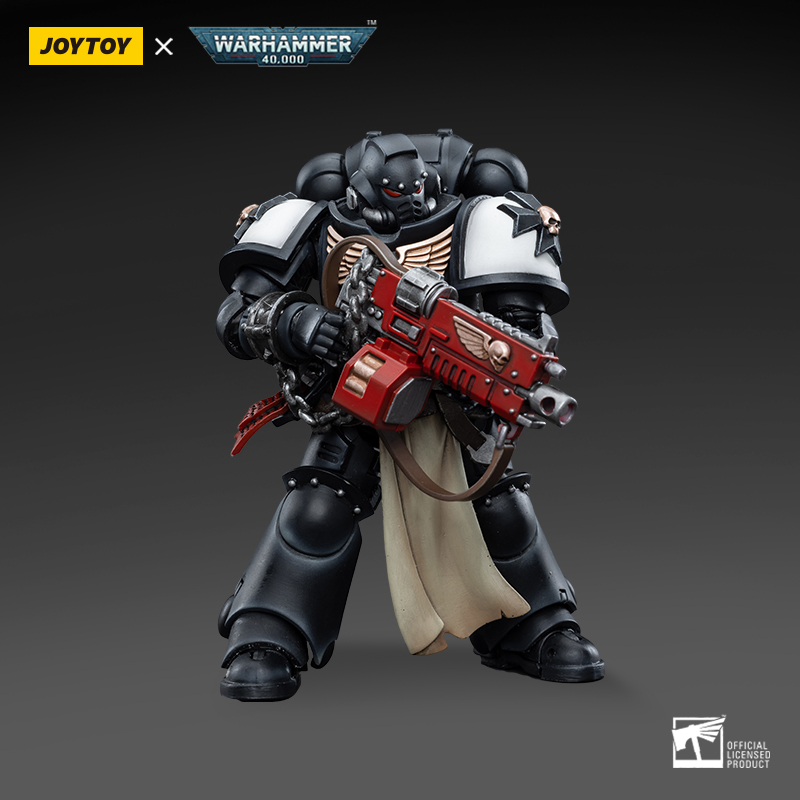 YTOY WARHAMMERe-Jouet de Collection Artistique, 100% Original, Chaîne, 40000, Black Templars, Primaris, Crusader Squad, Robot Action Model, Cadeau n° 2