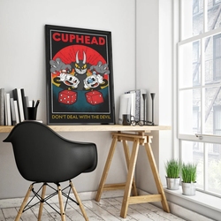 Cuphead-Affiche de jeu vidéo, personnages de dessin animé, peinture sur toile, art mural, décoration pour chambre d'enfant, maison et club small picture n° 5