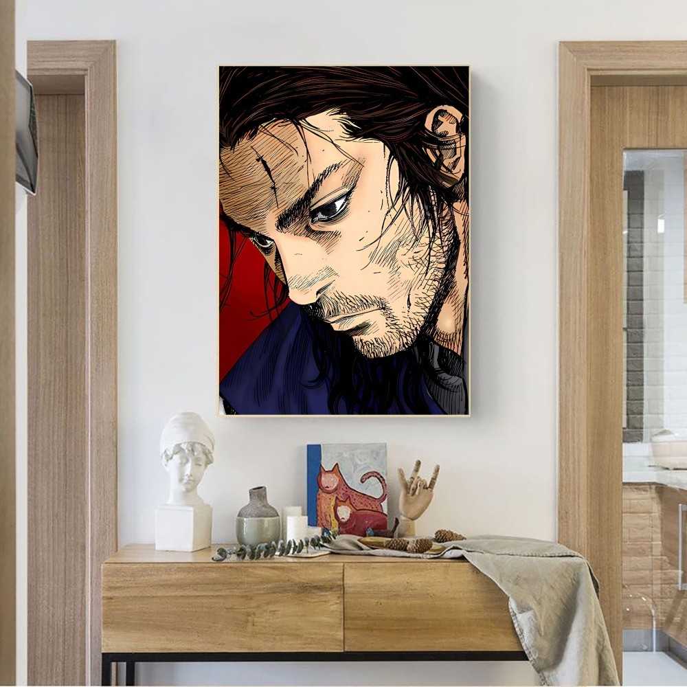 Affiche de Manga Vagabond en Papier Kraft, Peinture Artistique Murale, Autocollants d'Étude Vintage n° 2